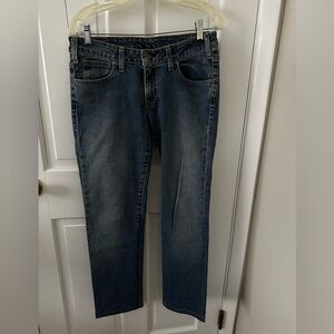 Women’s Levi’s denim straight leg jeans